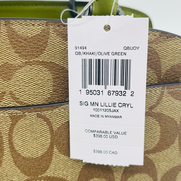 Coach Mini Lillie Satchel Crossbody Bag - Picture 11 of 11